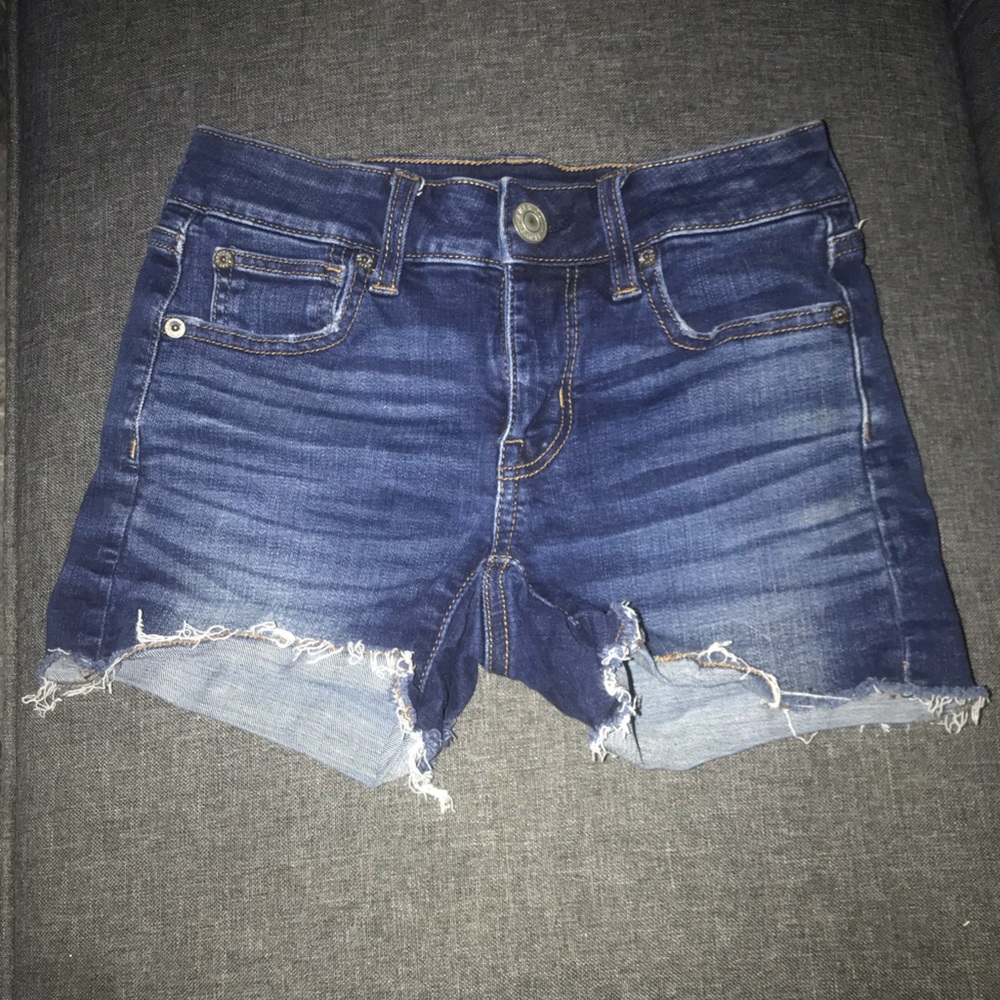 American eagle denim jean shorts